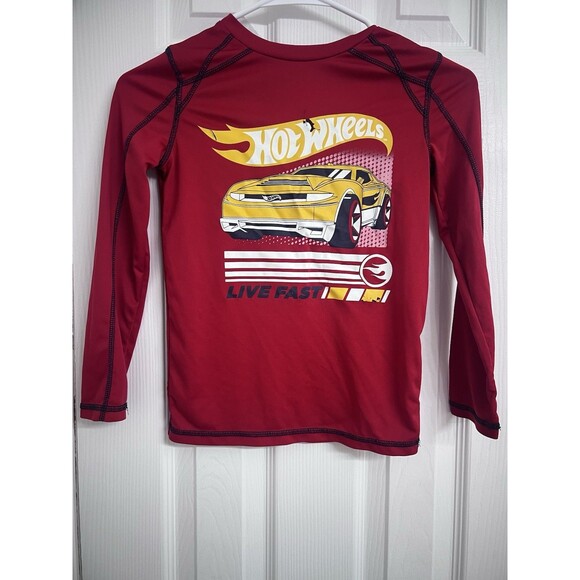 Jumping Beans Other - Jumping Beans Active Boys Sz 7 Long-Sleeve Hot Wheels Graphic Print Shirt